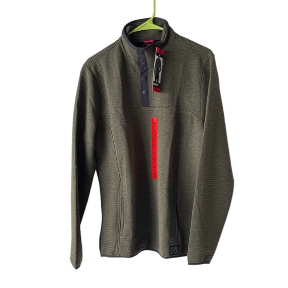 Men's Pullover, Brand-Gerry, Size-M, Color-Olive Green, NWT - Picture 2 of 6